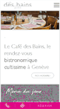 Mobile Screenshot of cafedesbains.com